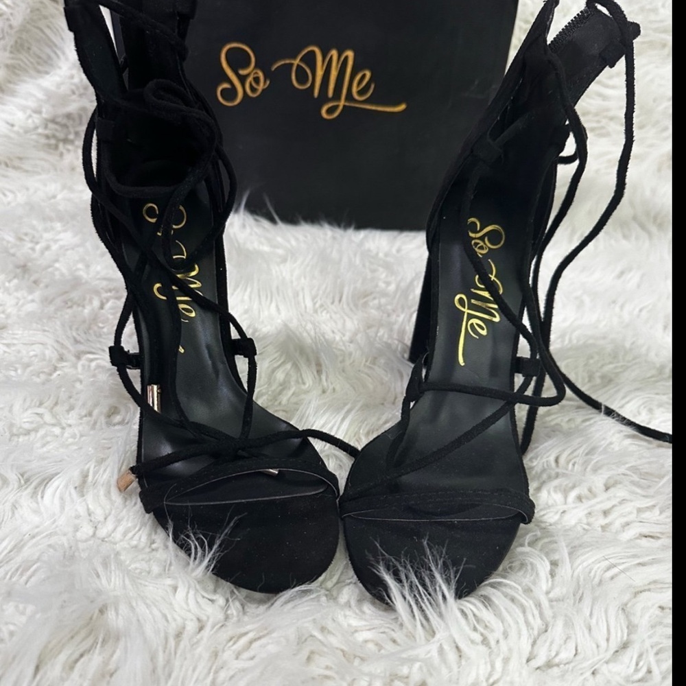 So Me Black Women's Heels